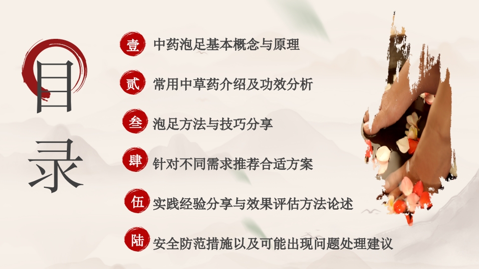 中药泡足中医药文化知识宣传讲座中医养生技术操作ppt模板2