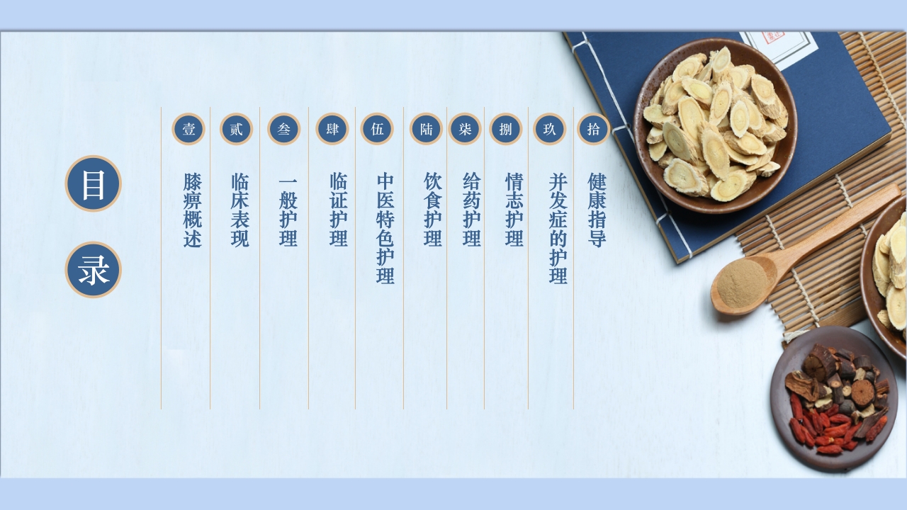 中医护理ppt课件膝痹的中医护理常规ppt模板2