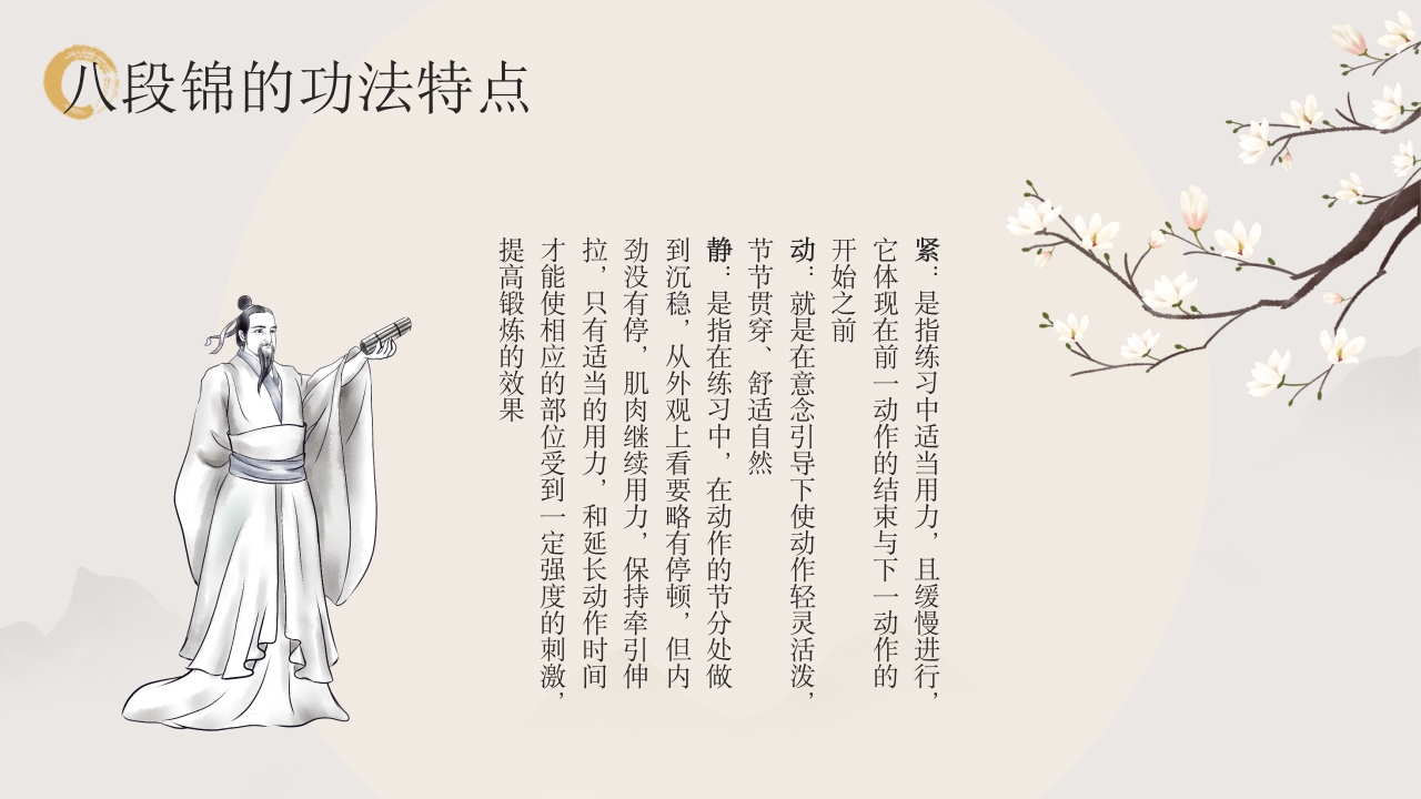 中医八段锦中医药文化知识宣传讲座中医养生技术操作ppt模板10