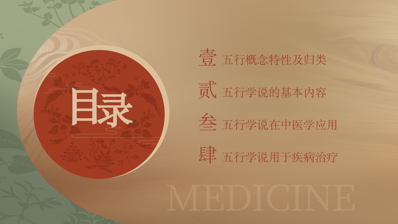 中医护理中医药文化知识宣传讲座中医五行学说ppt课件2