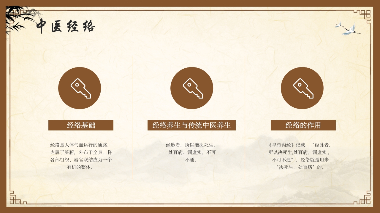 中医护理中医药文化知识宣传讲座中医经络ppt模板4