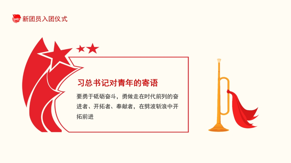 共青团新团员入团仪式宣传教育课件PPT10