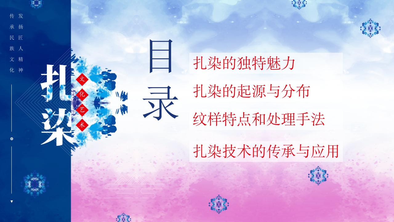 扎染绘锦绣弘扬非遗文化中国非物质文化遗产扎染2