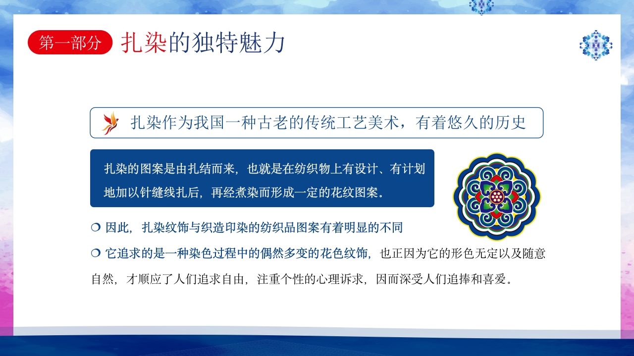 扎染绘锦绣弘扬非遗文化中国非物质文化遗产扎染4