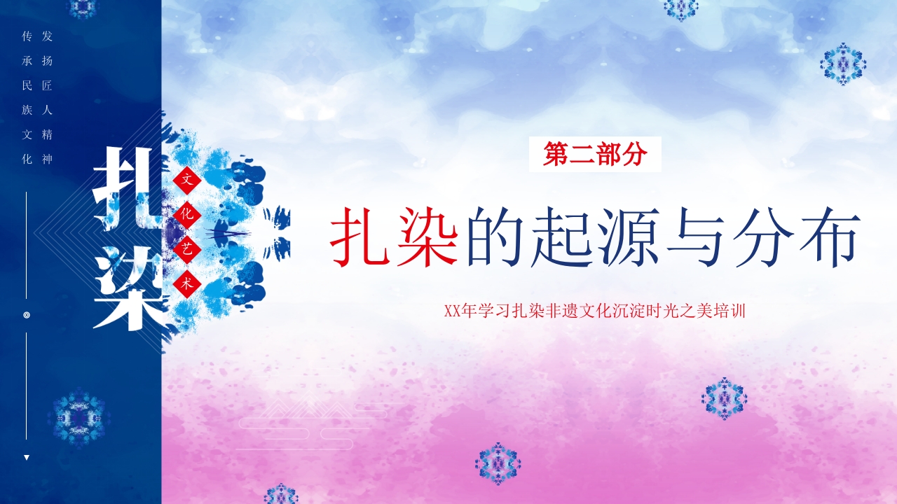 扎染绘锦绣弘扬非遗文化中国非物质文化遗产扎染7