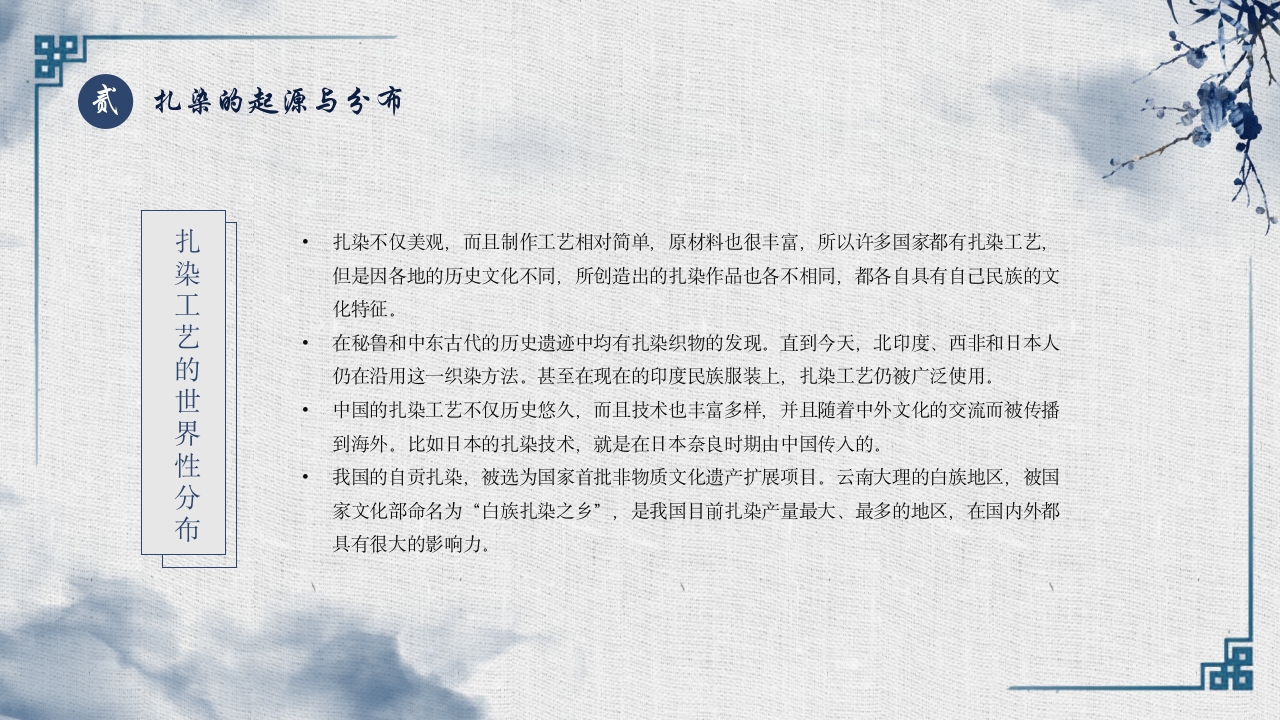 中国非物质文化遗产扎染扎染沉淀时光之美9