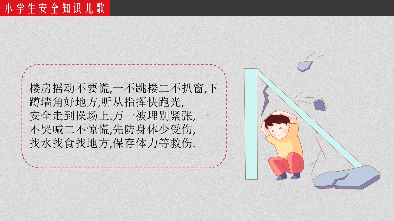 地震安全宣传ppt5