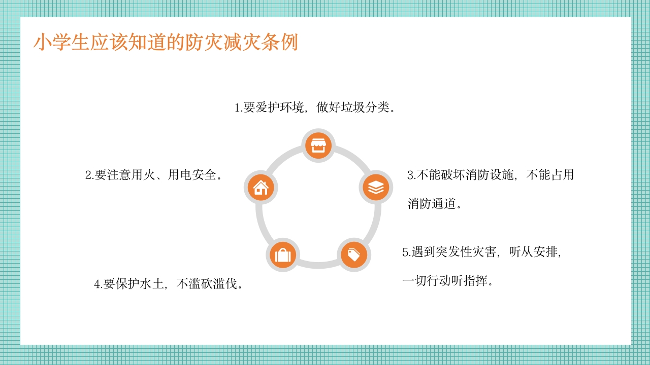 防灾减灾主题班会学生防震减灾地震自救逃生应急知识宣传教育7
