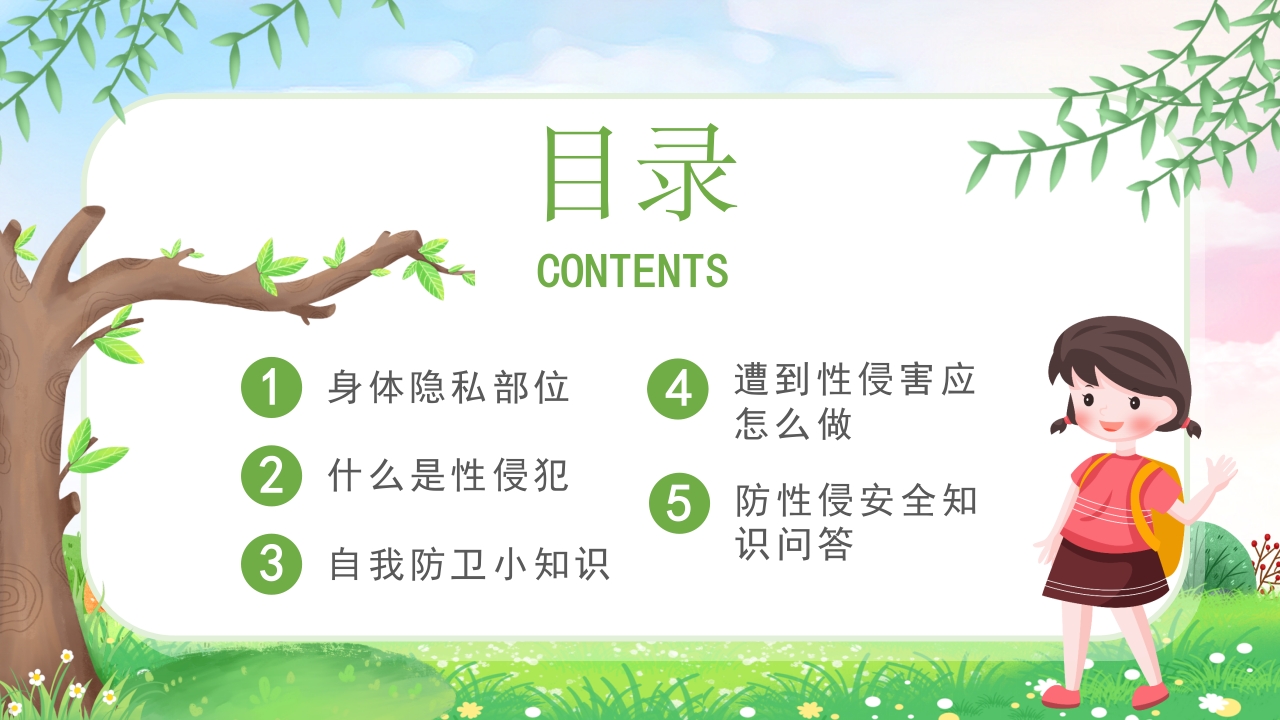 小学生初中生预防性侵害安全教育主题班会PPT2