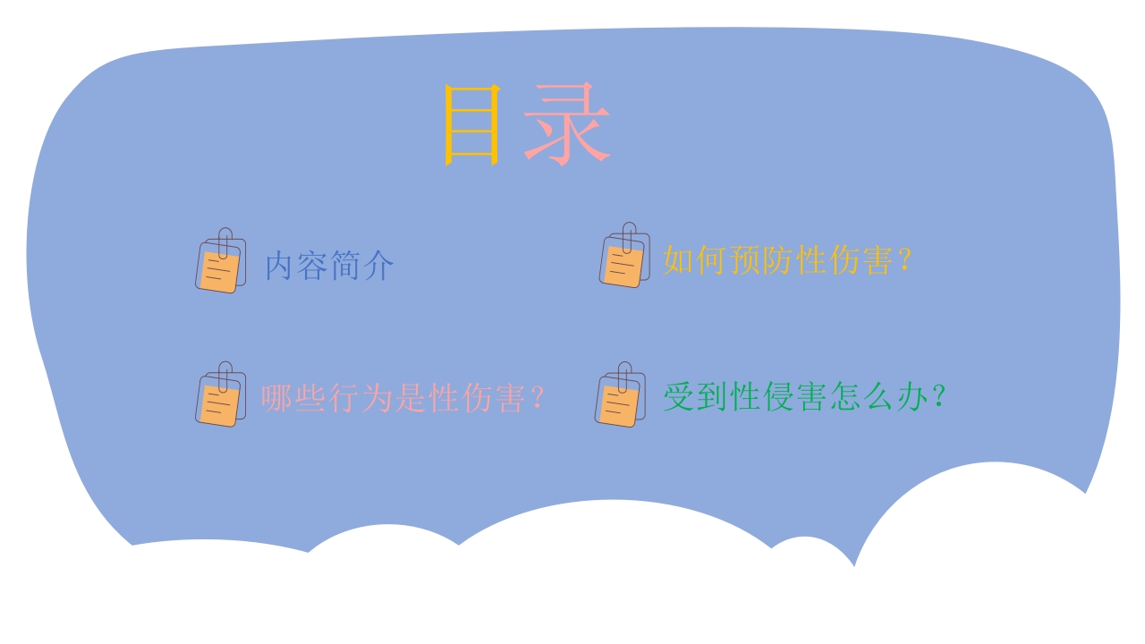 我安全我健康我快乐防性侵安全教育小学版主题课件PPT2