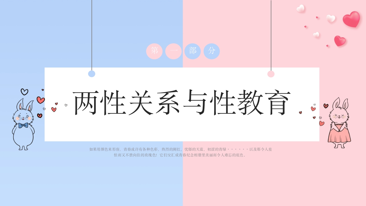 小学初中青少年儿童性教育主题专题班会4