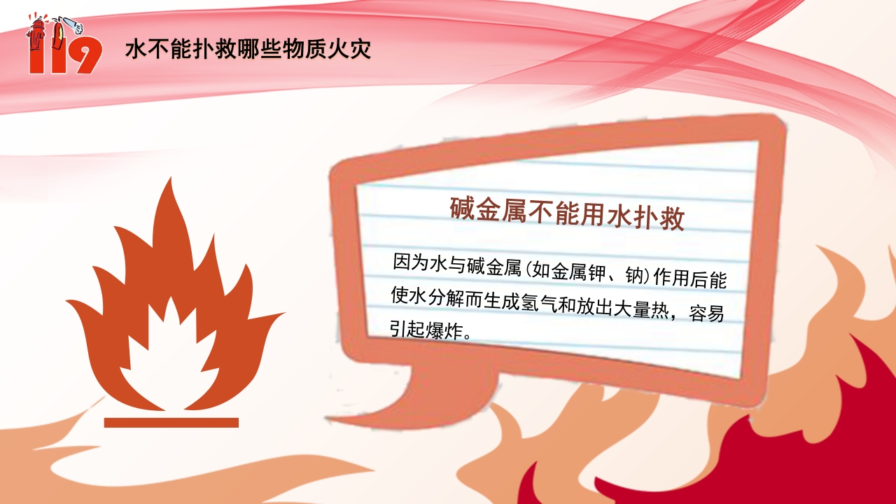 学校小学消防小知识培训ppt模板6