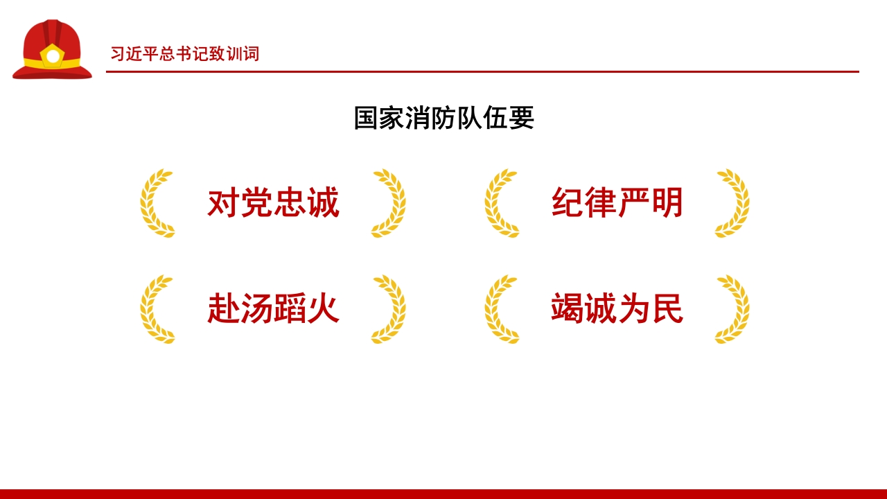 消防救援队授旗讲话5