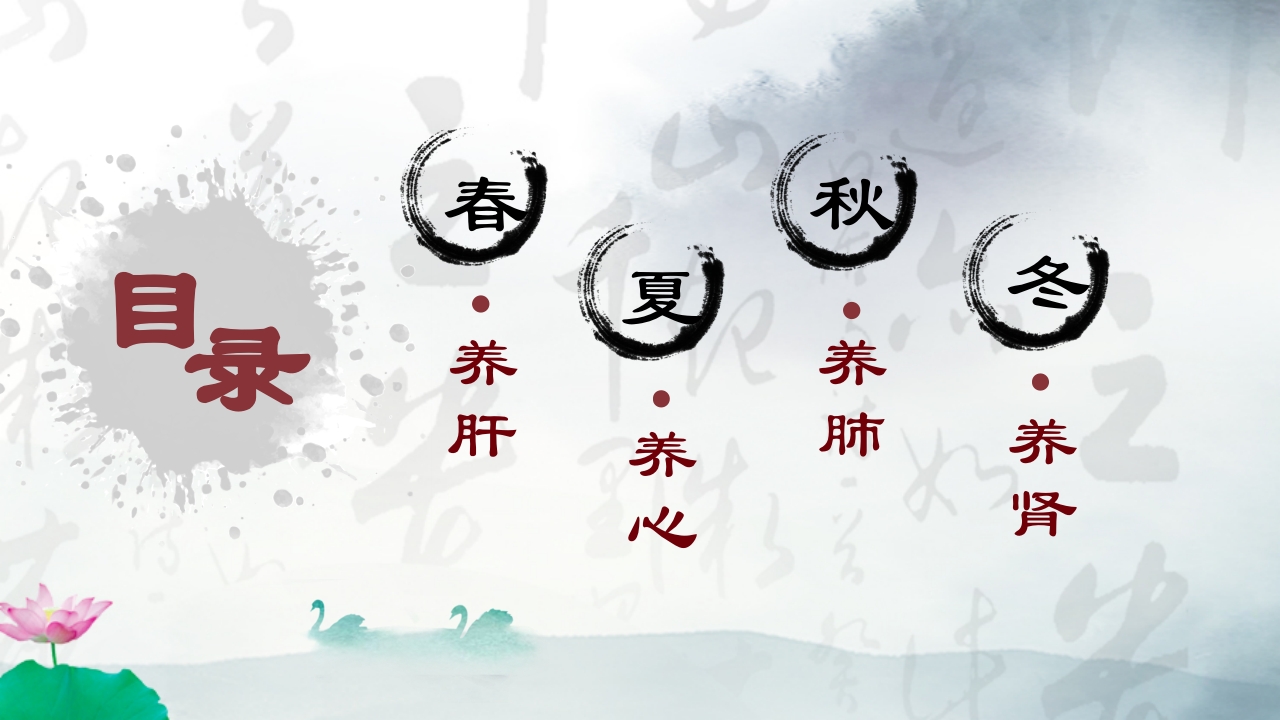 中医养生之四季养生宣传讲座2